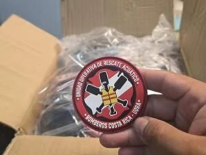 round snake soft pvc patch