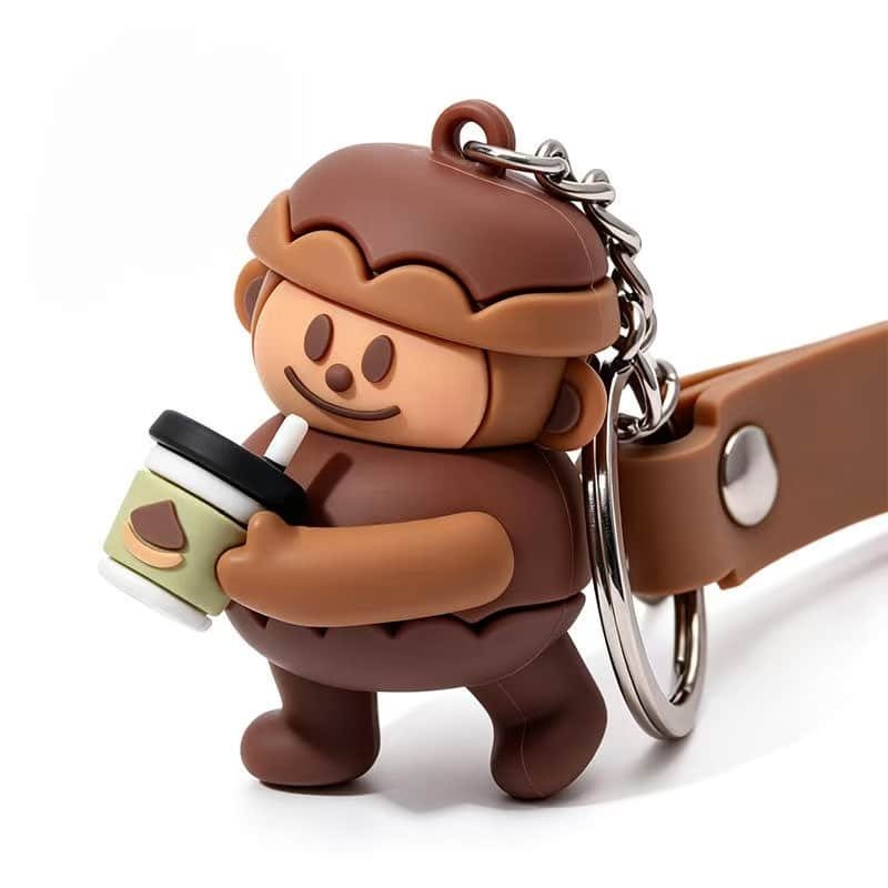 3d figure pvc keychains