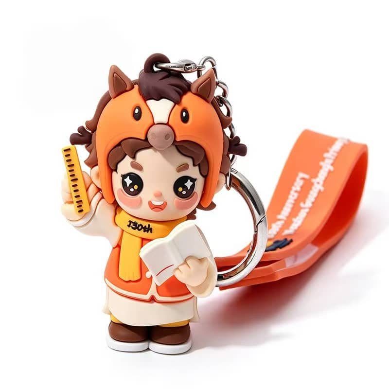 anime custom pvc 3d keychain