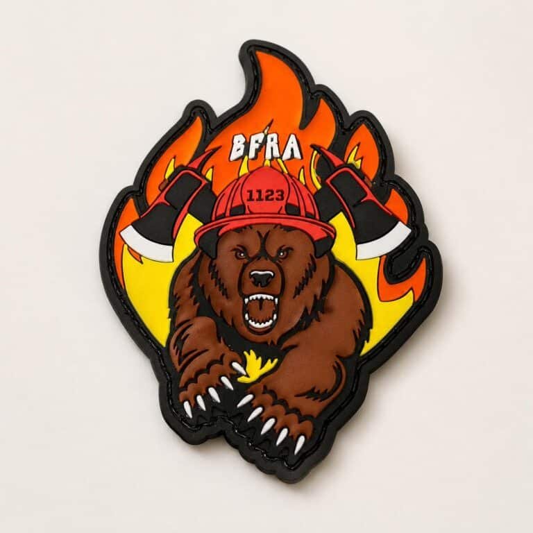 bear 3d pvc patches