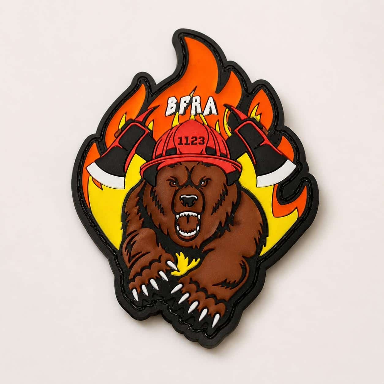 bear 3d pvc patches