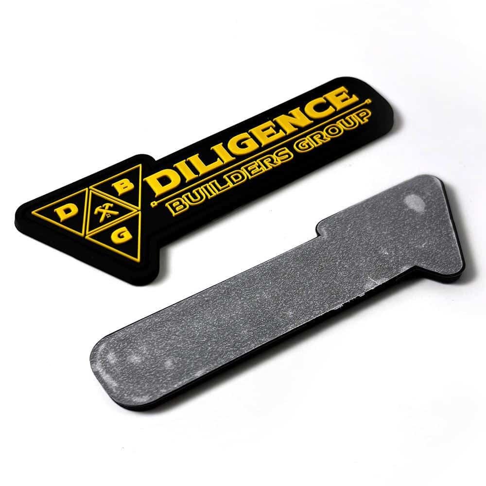 custom pvc iron on clothing labels
