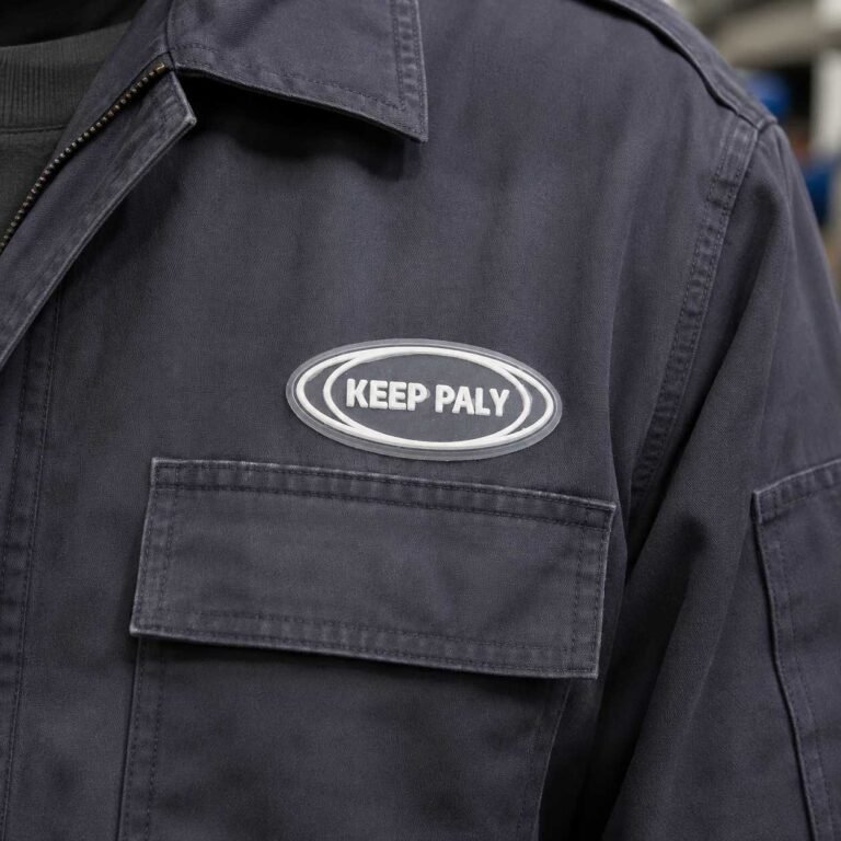 heat press pvc patch on clothing