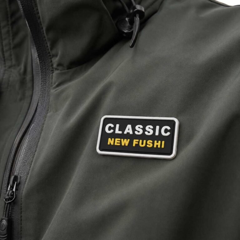 heat press pvc patch on jacket