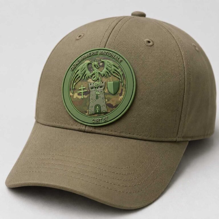 iron on pvc patches on cap