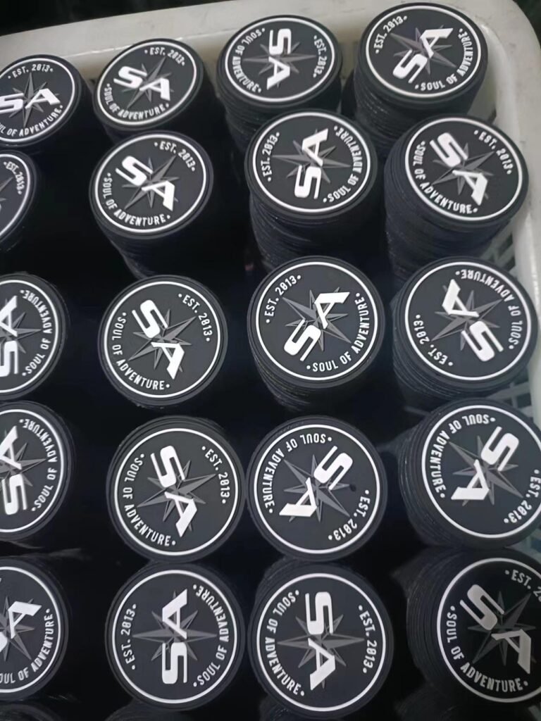 oem round pvc patches