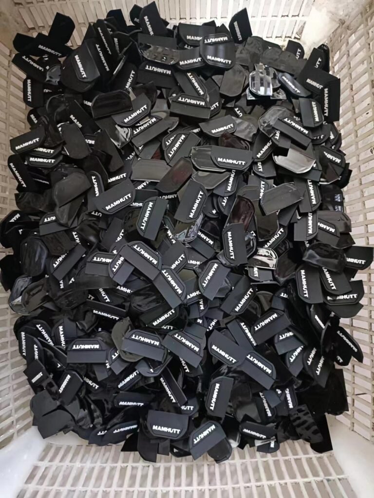 wholesale custom black pvc labels