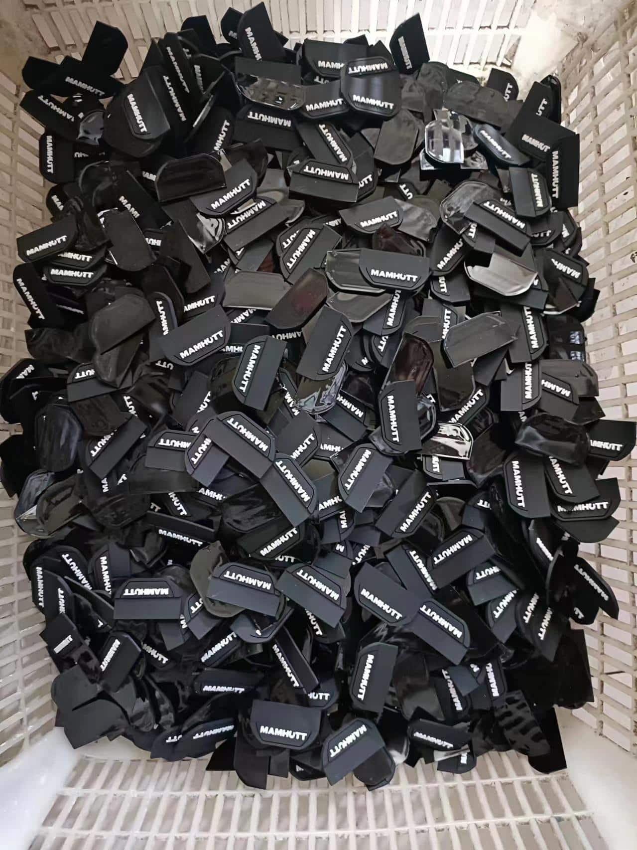 wholesale custom black pvc labels