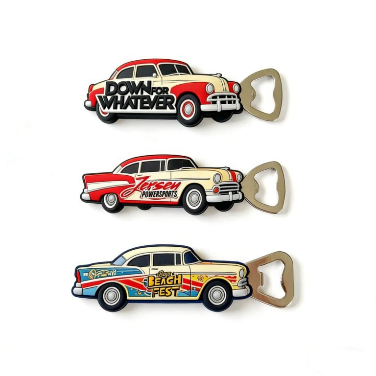 car Custom Soft PVC Bottle Opener