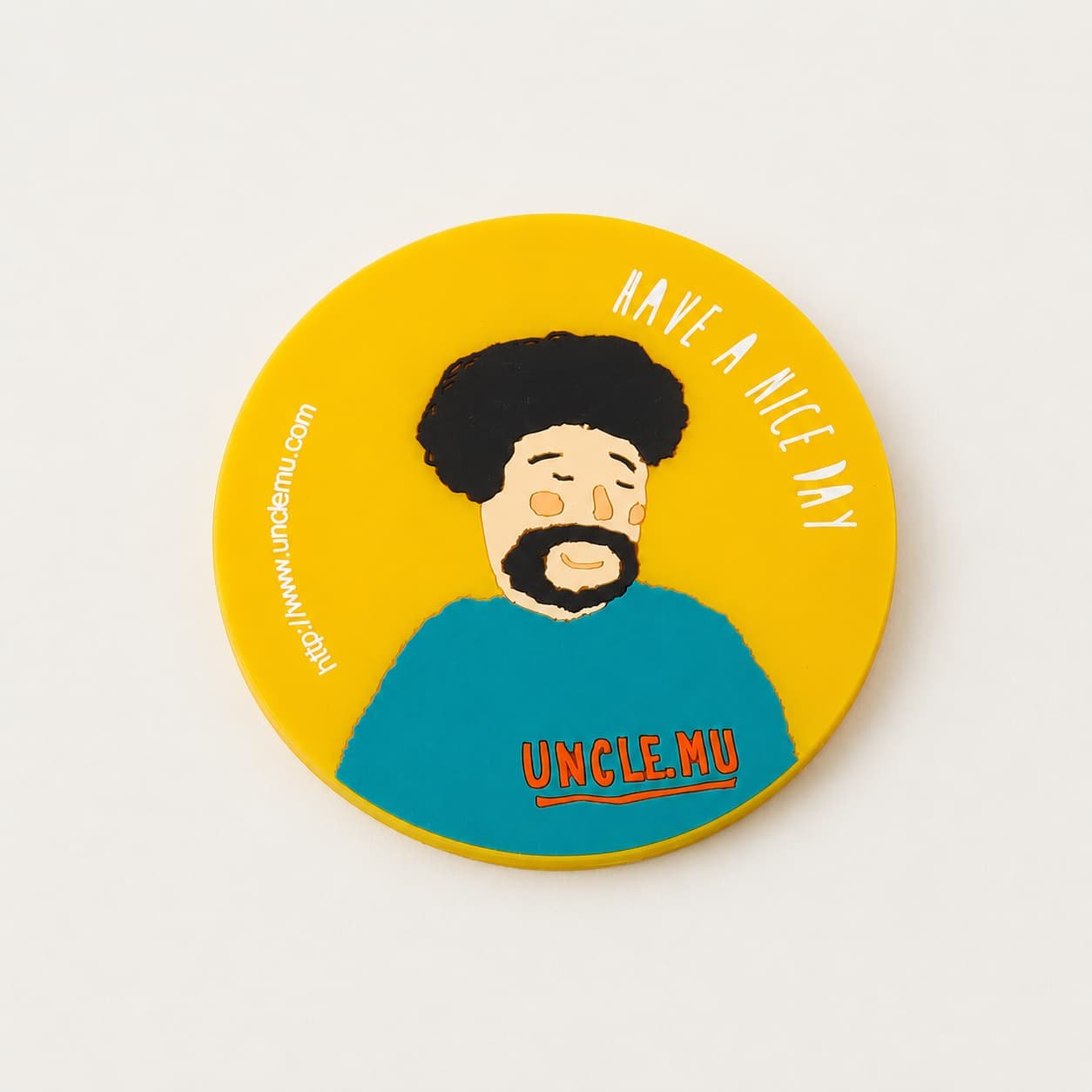 cartoon pvc drink coasters