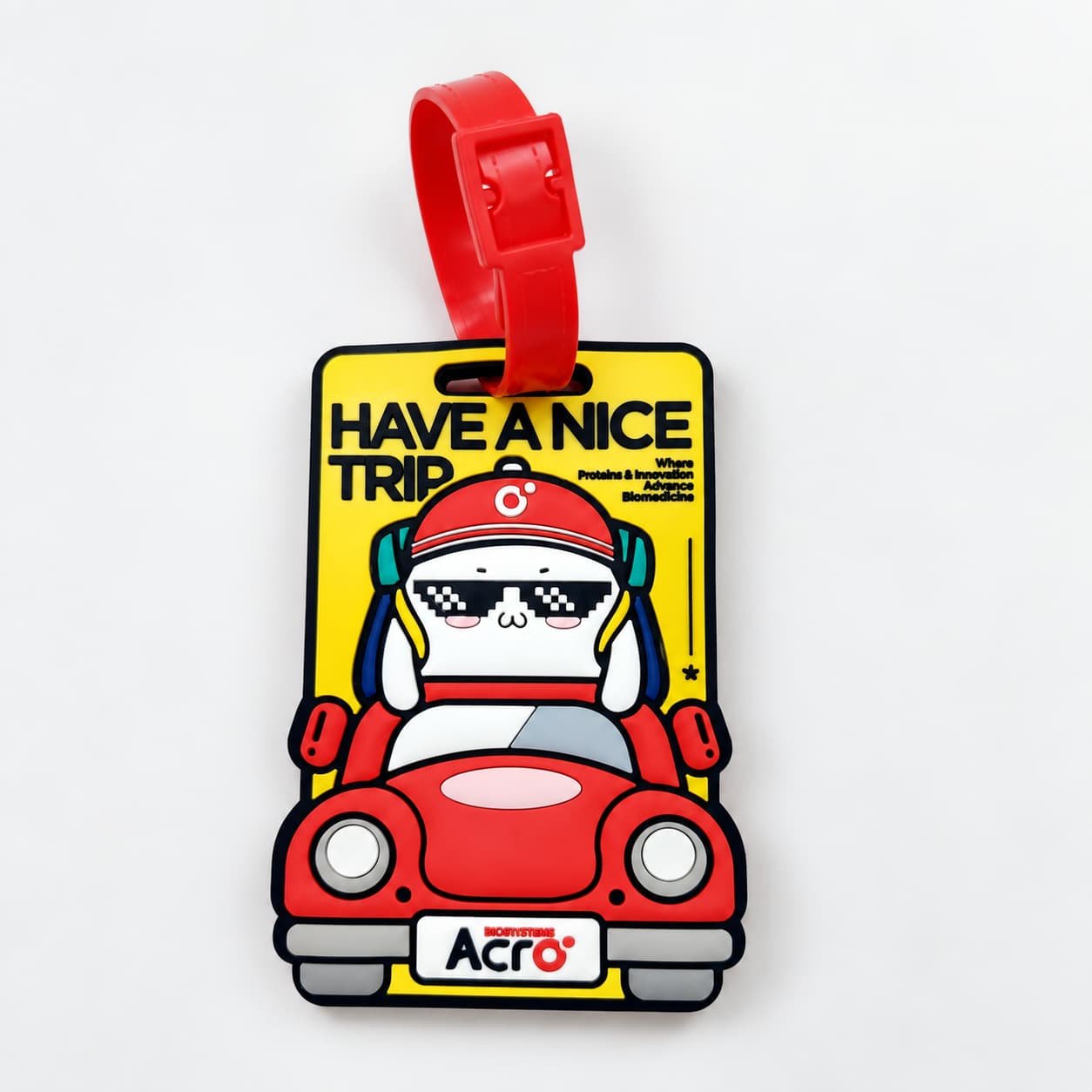 custom soft PVC luggage tag factory