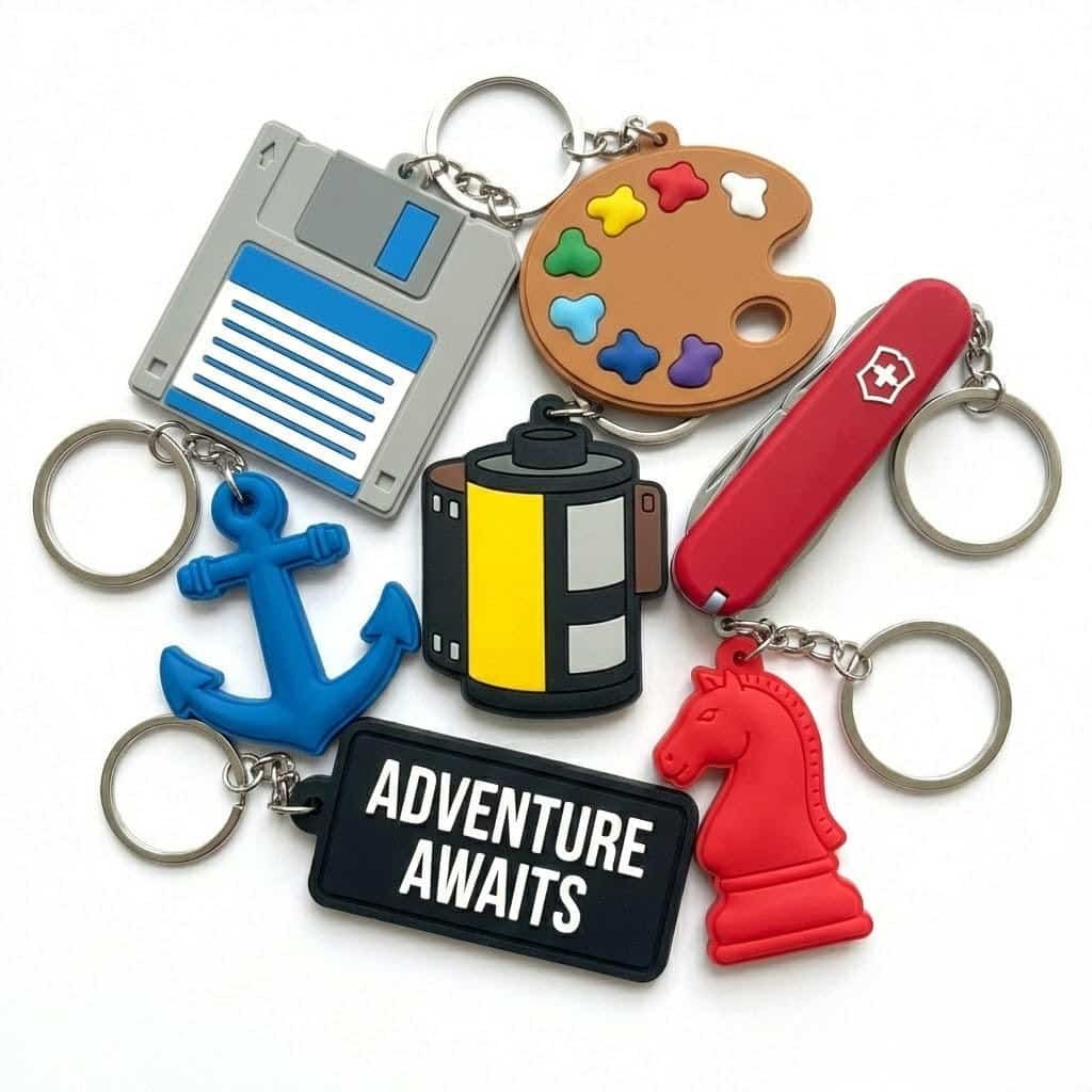 promotional pvc keyrings