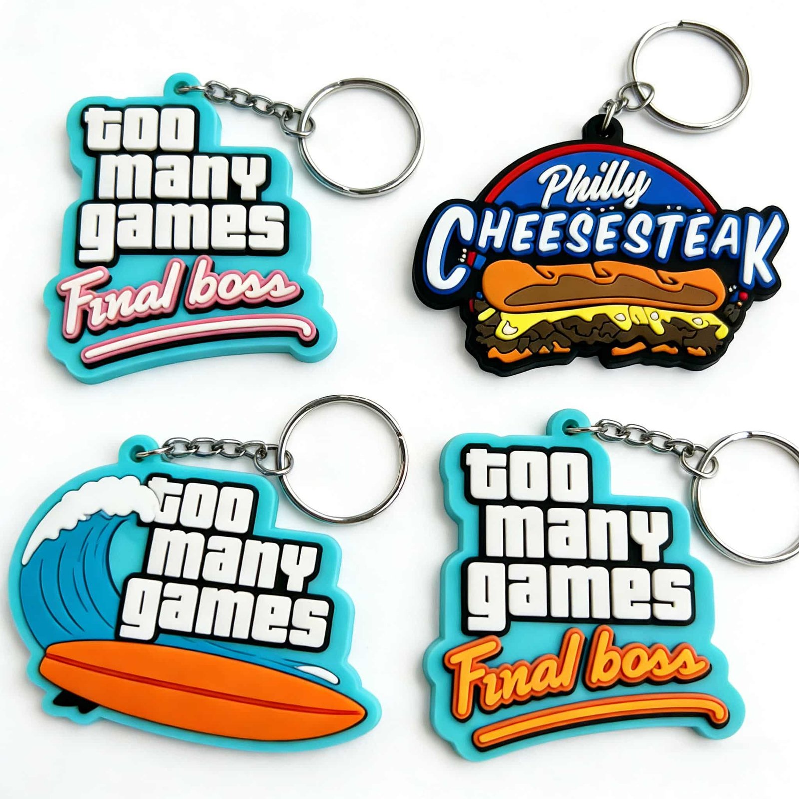 sea games pvc keyrings